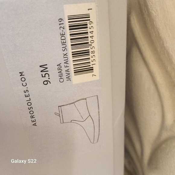 Aerosoles " Chiara" Java Faux Suede Boots. NIB. Size 9.5 - Picture 3 of 9